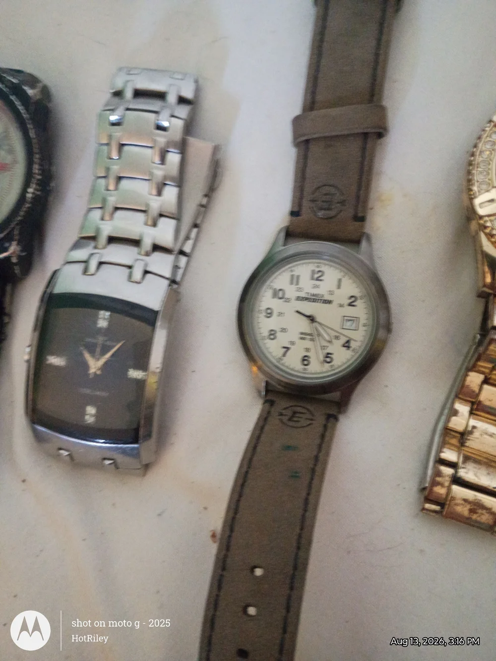 Assorted Men's Watches - Brown Leather Strap Watch Featured